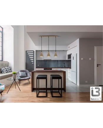 I3-AFRA- LAMPARA 3L -MARRON